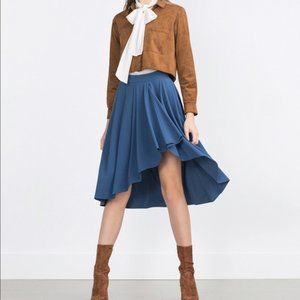 Zara blue skirt